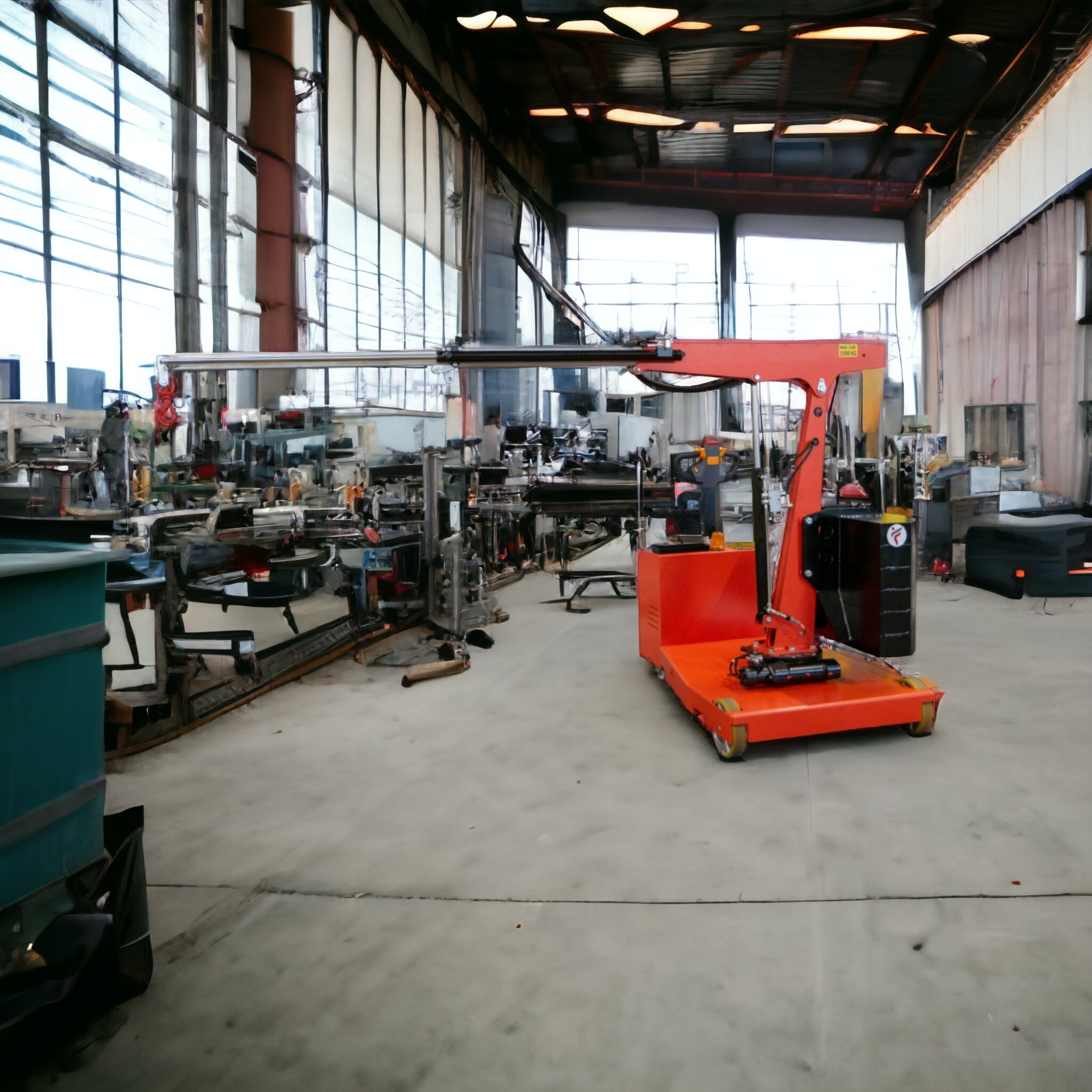 Flex G1000DB selbstfahrender hydraulischer Kran mit Schwenkarm und 1.000 kg Tragfähigkeit