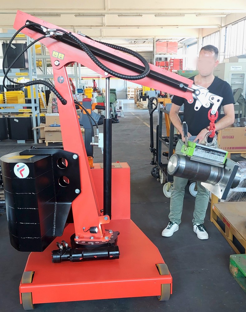 Hydraulischer Mobilkran mit Dreharm und 1.000 kg Tragfähigkeit, Modell Flex G1000DB
