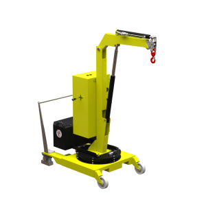 01B2SE_400 Minikran mit Gegengewicht und elektrischem Arm zum Heben von Lasten von 200 kg