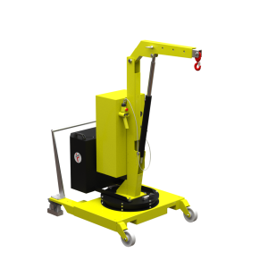 01B5 Mobilkran mit Gegengewicht für Werkstätten mit Seilsteuerung, maximale Tragfähigkeit 500 kg