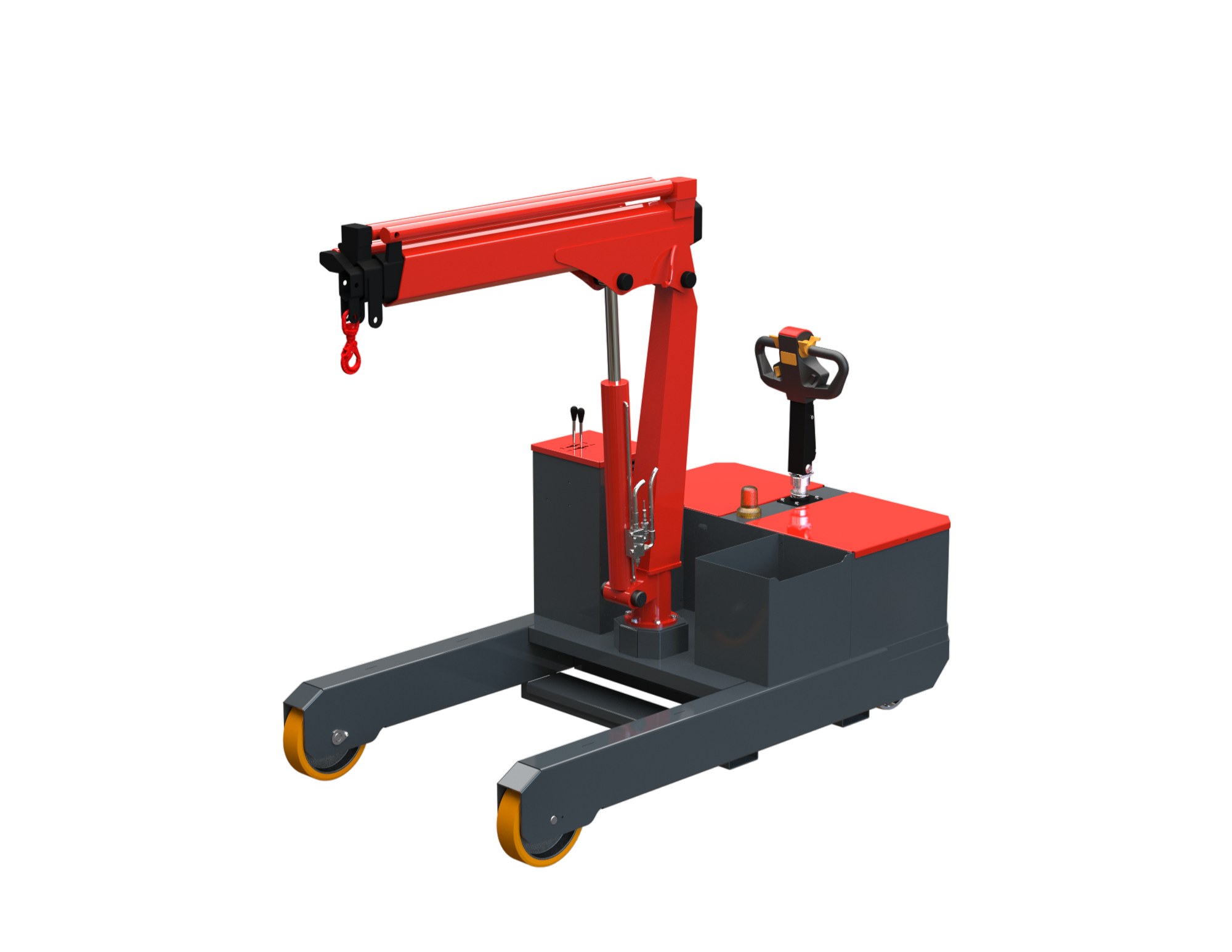 Vollelektrischer Pick & Carry-Kran OMNIA 2TL, Tragfähigkeit 2.000 kg