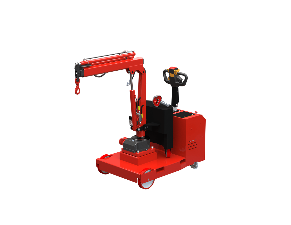 Motorisierter, schwenkbarer Pick & Carry-Kran ORBIT 200ER, Tragfähigkeit 200 kg